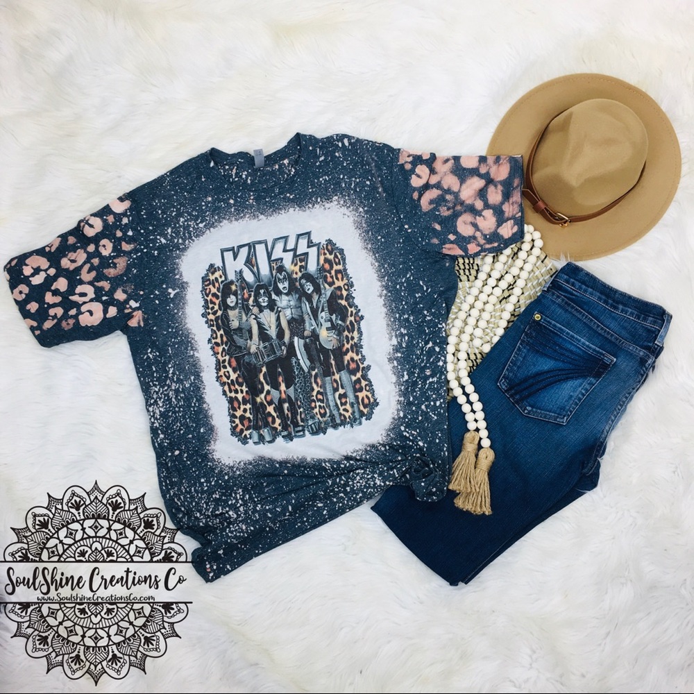Band Tee Bleached Shirt